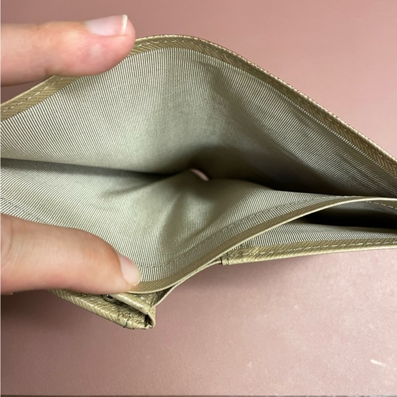 Burberry beige leather compact wallet authentic - Picture 6 of 11